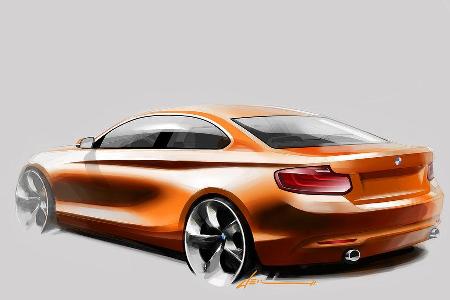 BMW 2er Coup, Zeichnung