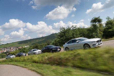 Mittelklasse-Limousinen, alle Fahrzeuge
