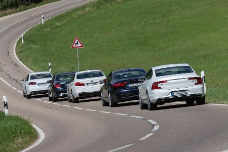 Mittelklasse-Limousinen, alle Fahrzeuge