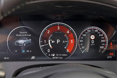 Jaguar XF 30d Portfolio, Rundinstrumente