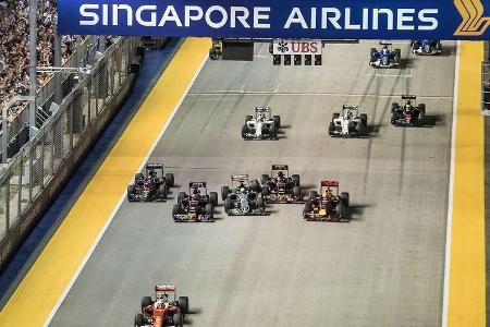 Start - GP Singapur 2016