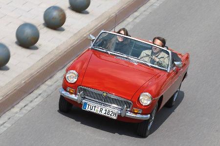 MG B Roadster, Frontansicht
