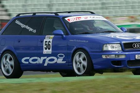 2. Platz: Fabian Eggenberger, carpi-tuning - Audi RS2; 1:15,860 min.