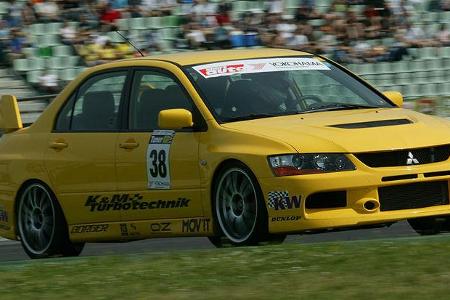 4. Platz: Jürgen Wohlfarth, KW automotive GmbH - Mitsubishi Lancer Evo 9; 1:16,102 min.