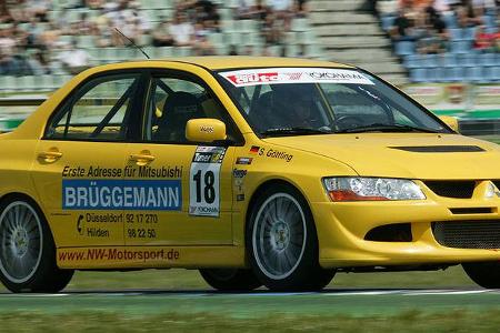 9. Platz: Stefan Göttling, Arthur Brüggemann GmbH & Co.KG - Mitsubishi Lancer Evo 8; 1:14,117 min.