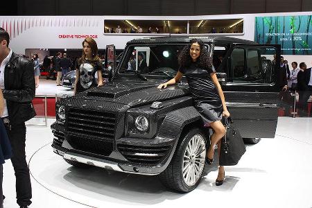 G-Couture nennt Tuner Mansory seine in Zusammenarbeit mit Designer Philipp Plein exklusiv aufgewertete Mercedes G-Klasse.