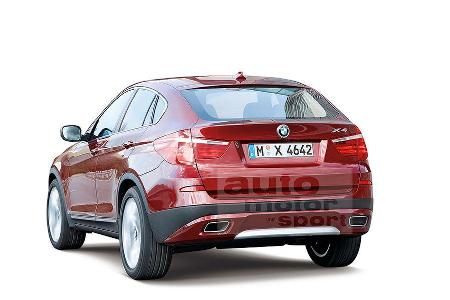 BMW X4 Retusche