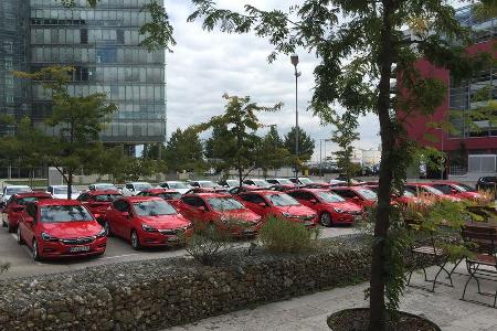 Parkplatz Opel Astra