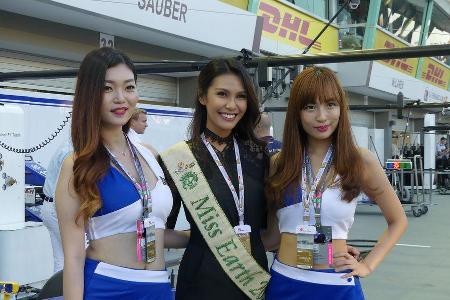 Formel 1-Girls - GP Singapur 2016