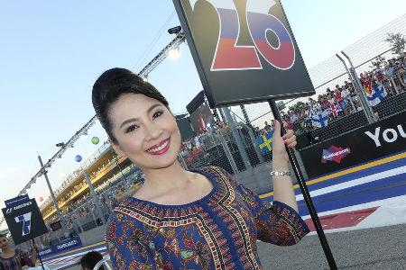 Formel 1-Girls - GP Singapur 2016