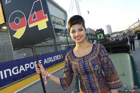 Formel 1-Girls - GP Singapur 2016
