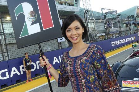 Formel 1-Girls - GP Singapur 2016
