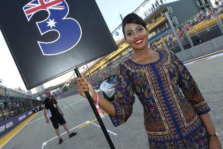 Formel 1-Girls - GP Singapur 2016