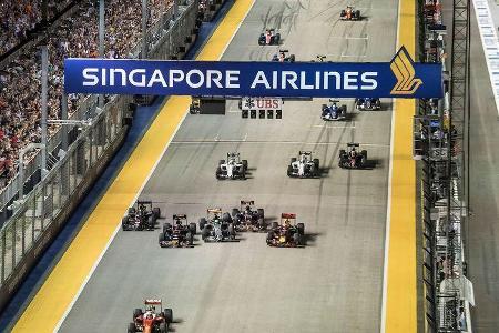 Start - GP Singapur 2016