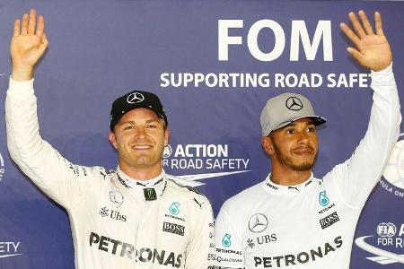 Rosberg & Hamilton - GP Singapur 2016