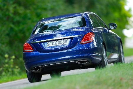 Mercedes C 350 e, Heckansicht