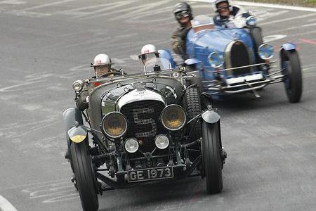 Bentley 4 1/2 und Bugatti T 35 B.