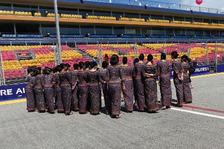 Grid Girls - Formel 1 - GP Singapur - 15. Septemberg 2016