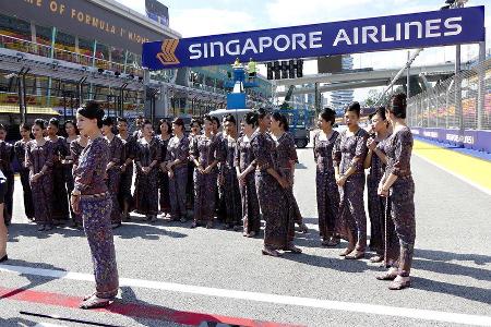 Grid Girls - Formel 1 - GP Singapur - 15. Septemberg 2016