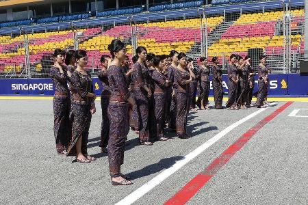 Grid Girls - Formel 1 - GP Singapur - 15. Septemberg 2016