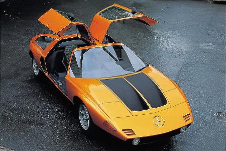 Wankel-Rekordwagen: Mercedes C111.