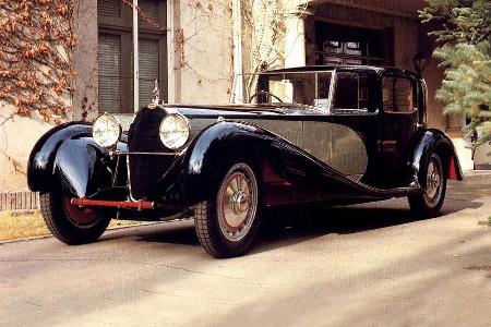 Der Bugatti Typ 41, besser bekannt als Bugatti Royale: Drei Tonnen schwer, Reihen-Achtzylinder mit 24 Ventilen und 12,7 (dav...