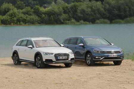 Audi A4 Allroad Quattro 2.0 TFSI, VW Passat Alltrack 2.0 TSI 4Motion