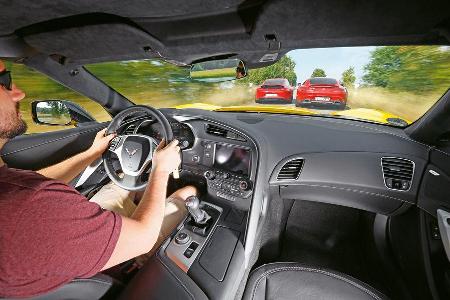 Chevrolet Corvette Stingray, Mercedes-AMG GT, Porsche 911 Carrera GTS