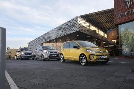 Kia Picanto 1.2, Smart Forfour 0.9, VW Up 1.0 TSI,