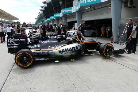 Force India - Formel 1 - GP Malaysia - Donnerstag - 29.9.2016