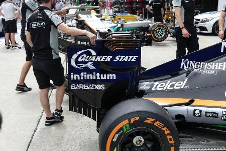 Force India - Formel 1 - GP Malaysia - Donnerstag - 29.9.2016
