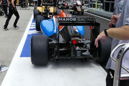 Manor - Formel 1 - GP Malaysia - Donnerstag - 29.9.2016