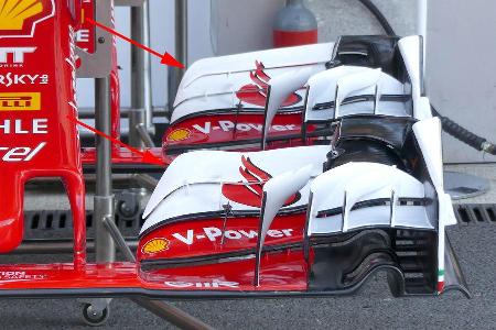 Ferrari - Formel 1-Technik - GP Belgien / GP Italien - 2016