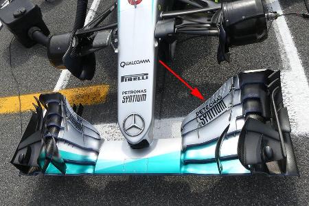 Mercedes - Formel 1-Technik - GP Belgien / GP Italien - 2016