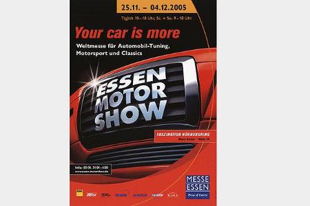 2005 - Galeria-Erweiterung: Ein Wintereinbruch mit Schnee-Chaos am ersten Messe-Wochenende erschwert Messe-Besuchern und -Au...
