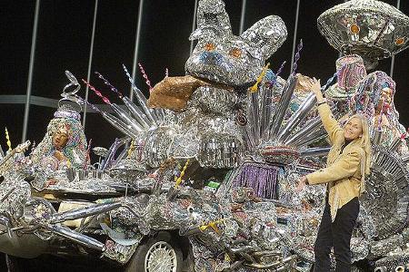 Art-Car Atomic Dog - mit diesem Kunstwerk gewann die High-School-Lehrerin Rebecca Bass aus Houston (Texas/USA) einen der Hau...
