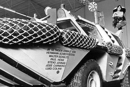 Halb Auto, halb Schiff: Freizeit-Truck von Luigi Colani.