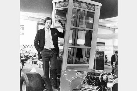 Hobby-Rennfahrer Mark Thatcher, Sohn der damaligen britischen Premier-Ministerin.