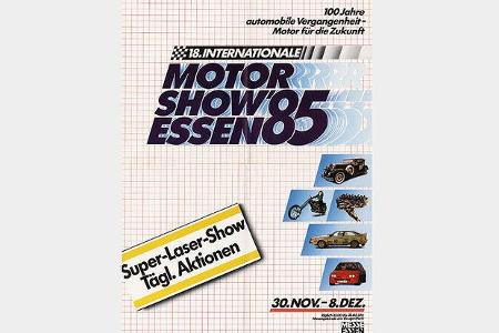 1985 - Historische Grand Prix-Rennwagen: Im Show Center wurden die Historie des Grand Prix-Sports seit 1908 präsentiert. 15 ...