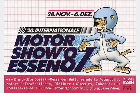 1987 - ADAC ideeller Träger: Zur 20. Motor Show Essen konnte der ADAC als ideeller Träger gewonnen werden. Im Show-Center wa...