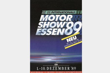 1989 - Tanzende Ferrari: Im Show-Center in der Grugahalle waren tanzende Ferrari zu bewundern. Die Musik stammt vom Pink Flo...