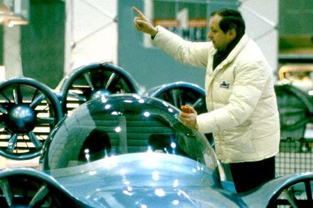 Skycar aus den USA mit Organisationsleiter Wolfgang Schöller.