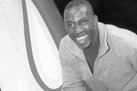 Sprint-Star und Olympiasieger Linford Christie.