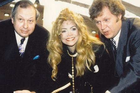 Showstar Latoya Jackson mit Organisationsleiter Wolfgang Schöller (links) und VDAT-Präsident Bodo Buschmann.