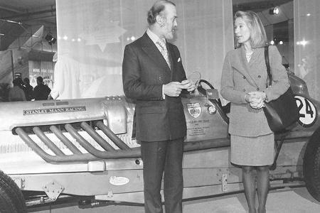 Nina Rindt mit Ehrengast Prinz Michael von Kent.