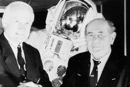 US-Astronaut Edwin Aldrin, der bei der ersten Mondlandung am 21. Juli 1969 hinter Neil Armstrong als zweiter Mensch den Erdt...