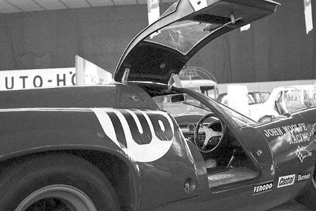 Lola T70 - damals mit seinem Fünfliter-Chevrolet-V8-Motor einer der PS-stärksten Sportwagen.