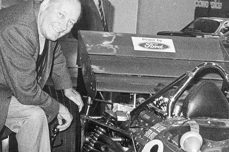 Jochen Rindts Formel 1-Lotus mit Hans Stuck Sen.