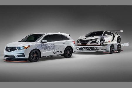 Acura MDX und Acura NSX GT3 Sema 2016