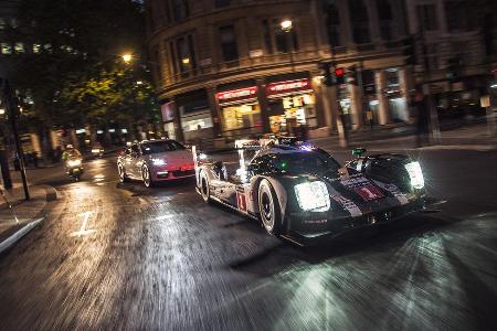Mark Webber - Porsche 919 Hybrid - Showrun - London 2016